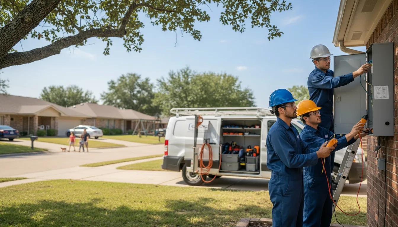 Certified electrician providing emergency electrical services in Drakesville, IA